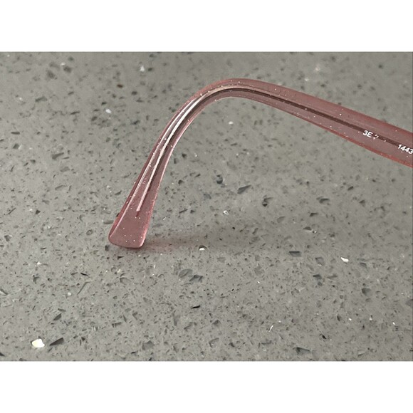 Disney Kids Eyeglasses Frames ONLY 3E 1443 Purple Pink Glitter Sparkle 48-13-130 - Picture 8 of 12